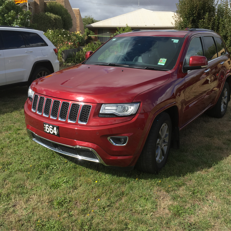 new Jeep on display